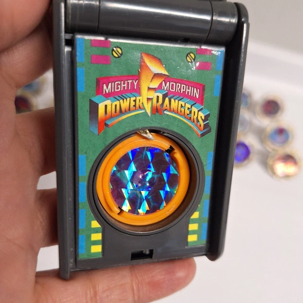 Vintage Mighty Morphin' Power Rangers Morpher Coins Lot Untested Battery‎ Clean